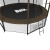 Батут UNIX line 12 ft Black&Brown (inside)